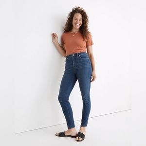 Madewell Curvy High-Rise Skinny Jeans in Coronet Wash Size 28 Blue NG284